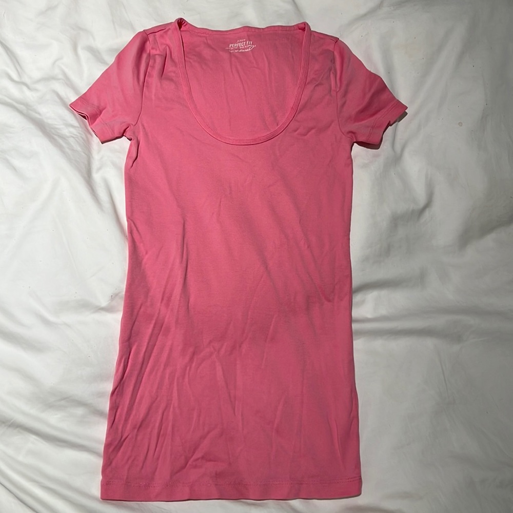J. Crew Perfect Fit T-shirt Pink Size XS NWOT